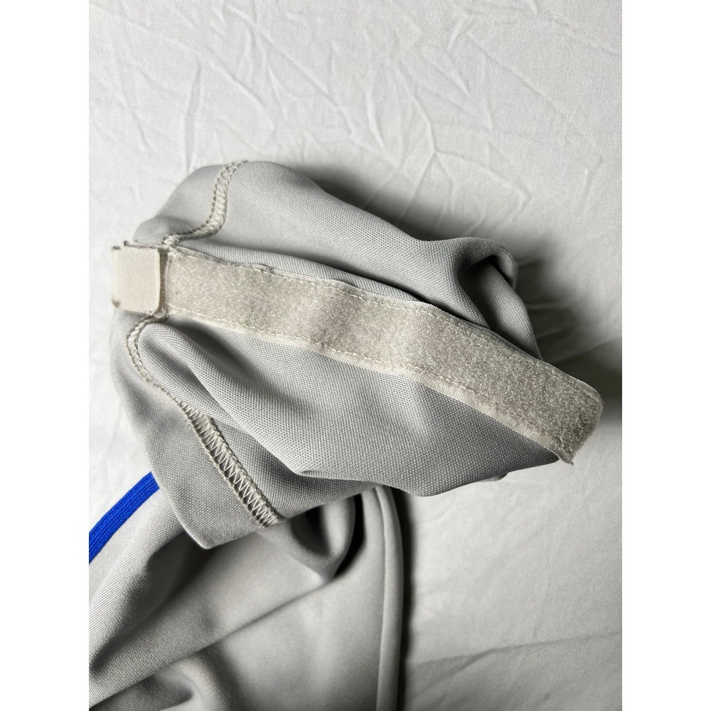 Champro Youth Large Baseball Pants Gray Blue Side Stripe Adjustable Hem BP11L - Picture 6 of 8